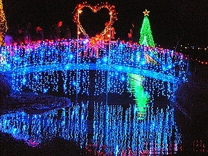 榛名湖のイルミネーション