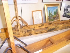 ビジターセンター内　小間口の実物