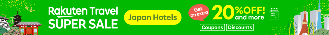 Super Sale - Japan Hotels 20% OFF Coupon