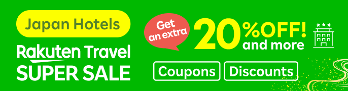 Super Sale - Japan Hotels 20% OFF Coupon
