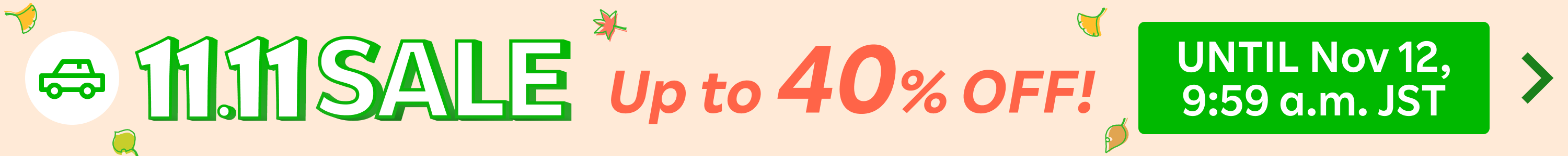 11.11 SALE Car Rental | Find the best prices here