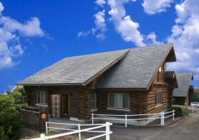 貸切ログハウス ロッキー 施設全景