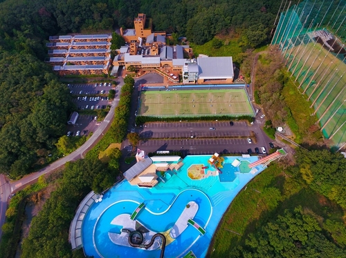 越生温泉美白の湯　温泉宿ニューサンピア埼玉おごせ 施設全景