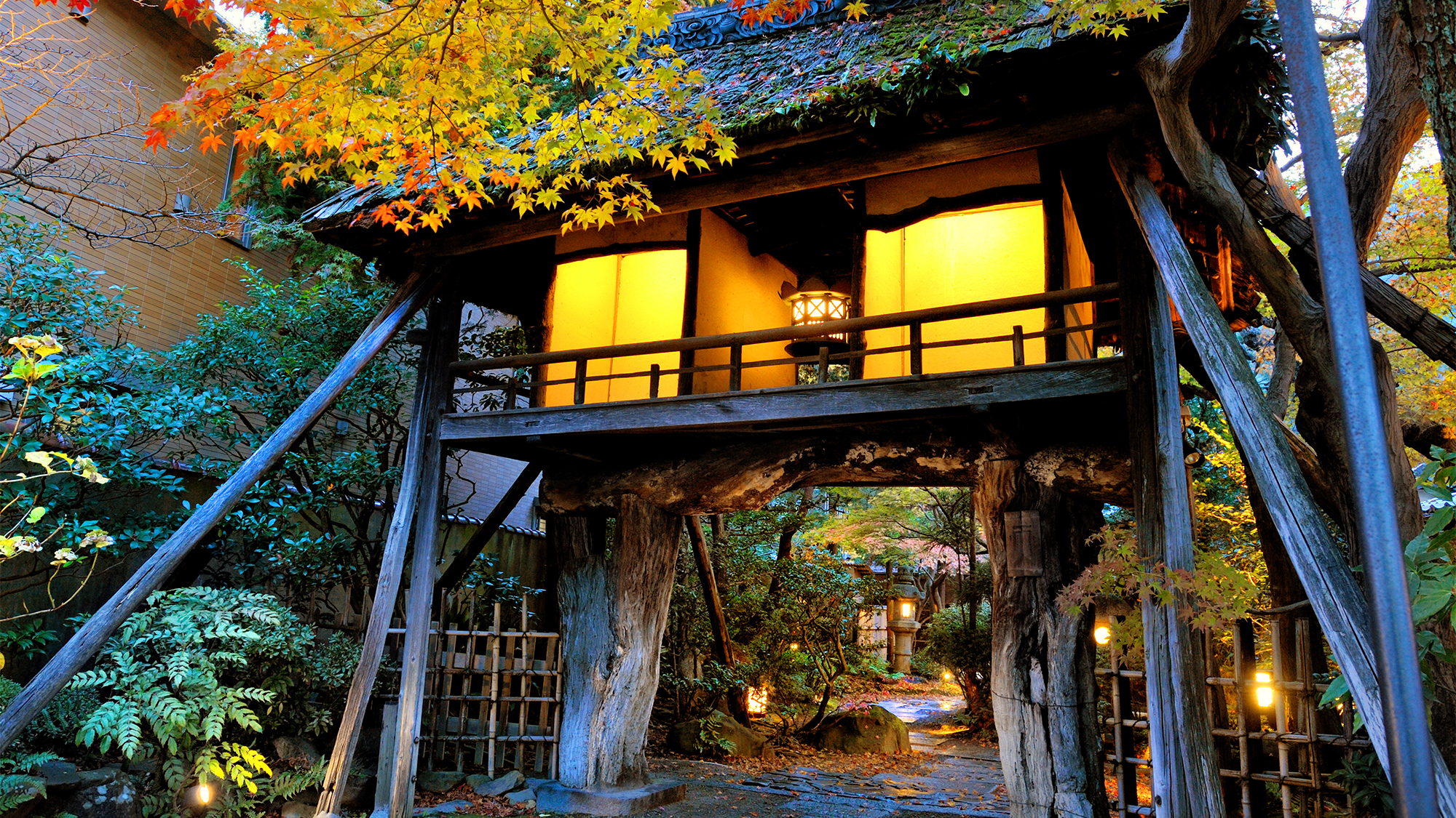 山ばな平八茶屋 施設全景