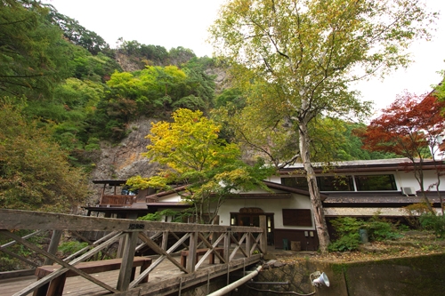 信州　角間温泉　岩屋館 施設全景