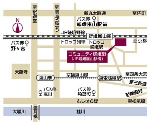 ホテル ビナリオ嵯峨嵐山 地図・アクセス【楽天トラベル】