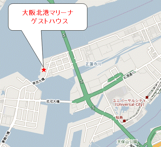 大阪北港マリーナリゾート 地図 アクセス 楽天トラベル