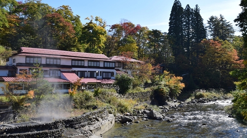 秋の宮温泉郷　鷹の湯温泉 施設全景