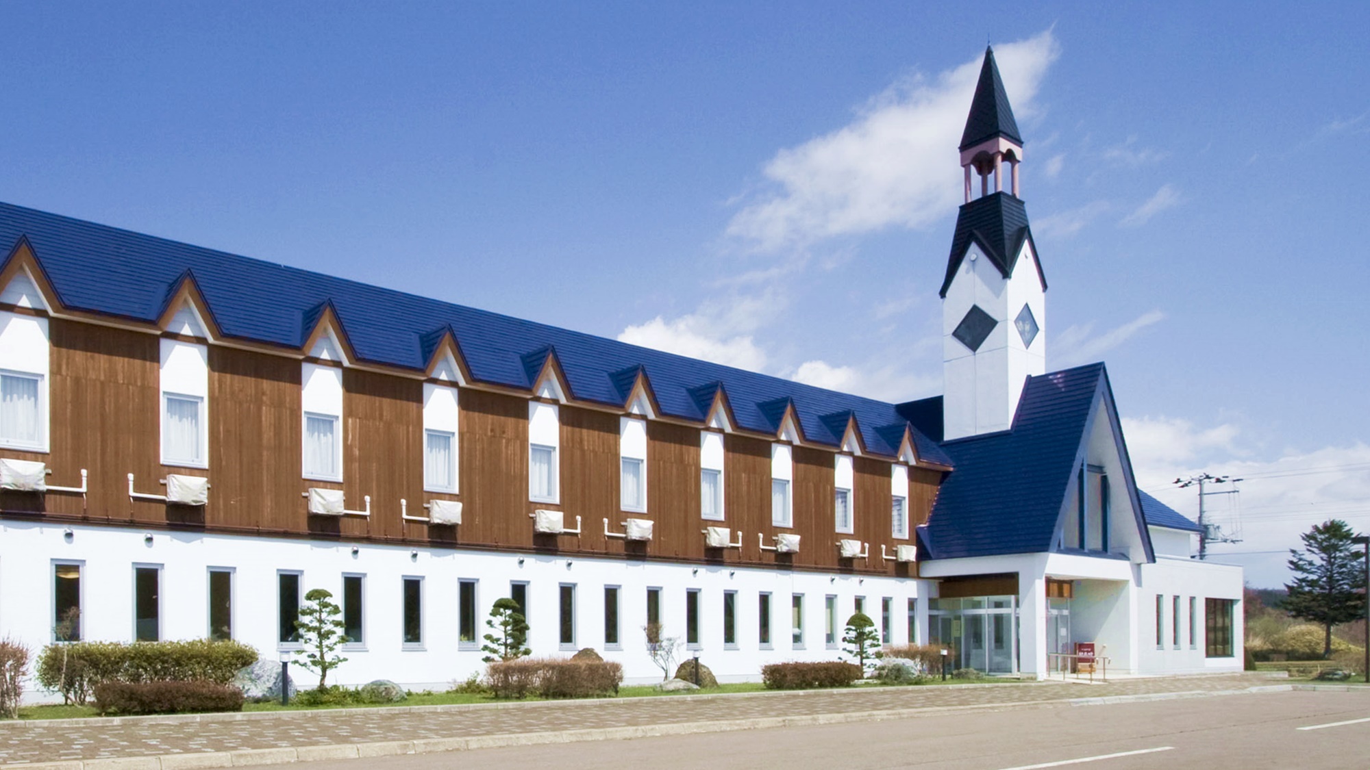 厚沢部うずら温泉 四季の宿 施設全景