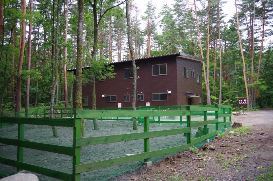 安曇野 温泉 ドッグラン お宿たんたん 施設全景
