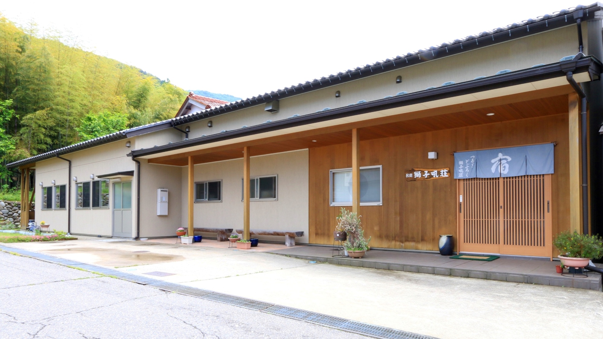 獅子吼荘 施設全景