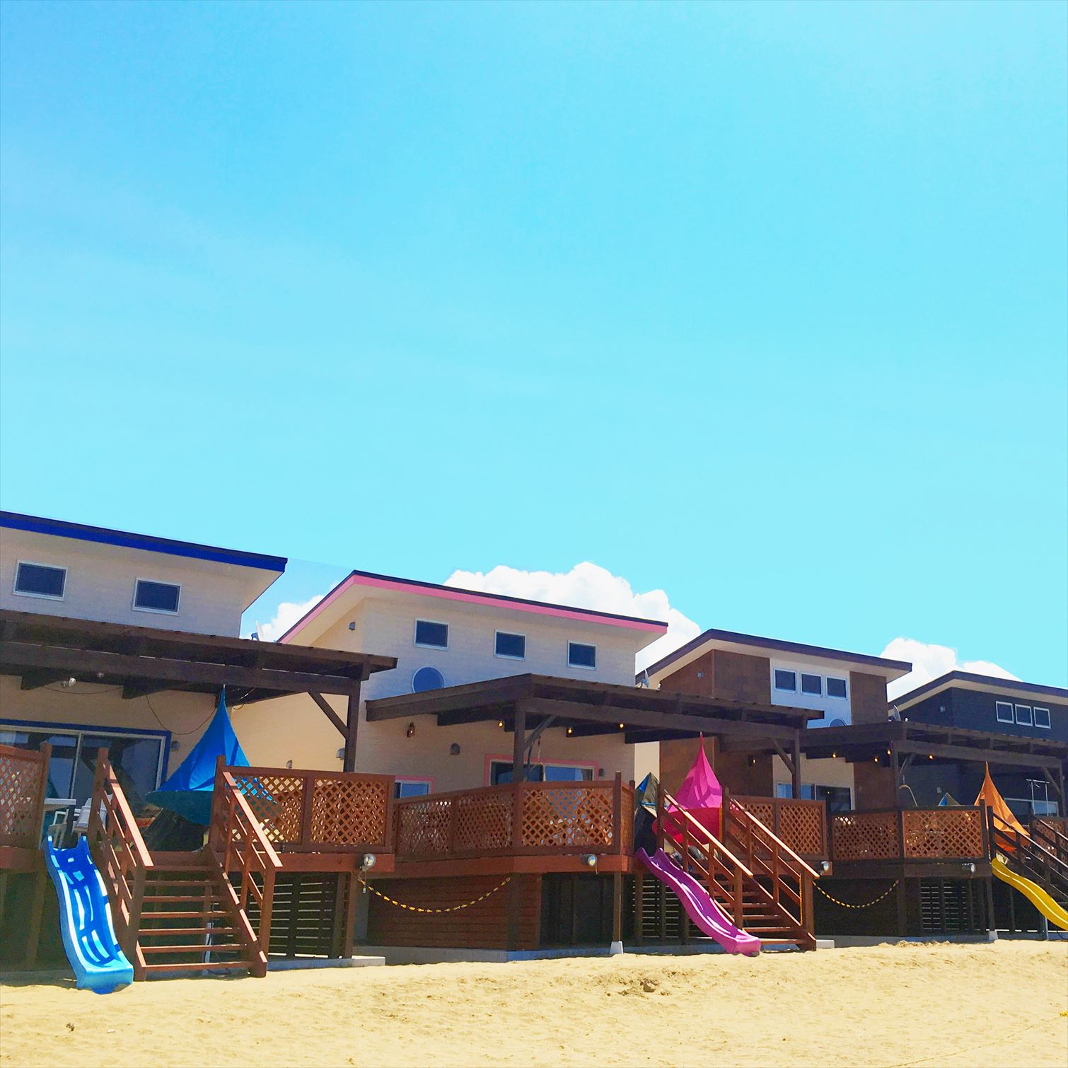 ぶどうの樹ふくつ海岸通り 光の海ホテル&リゾート 波の音(旧:グランピング福岡) 施設全景