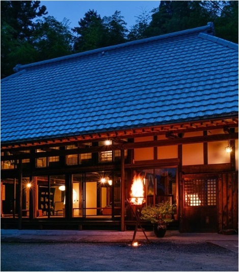 古民家宿 柚子のあぜ道 雨乞のかえる 施設全景