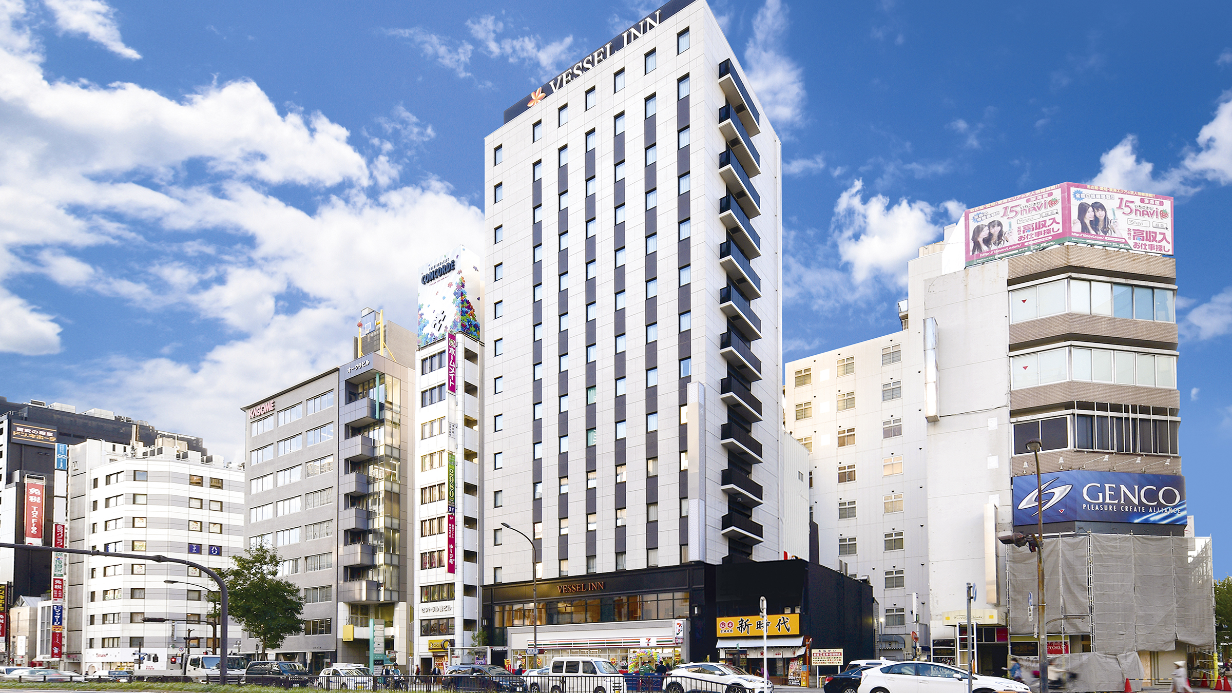 ベッセルイン栄駅前(名古屋・栄) 施設全景