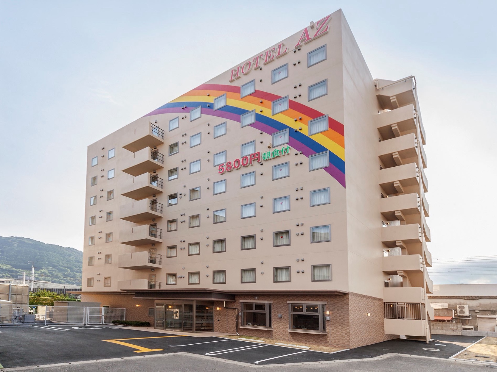 HOTEL AZ 大分別府駅前店 施設全景