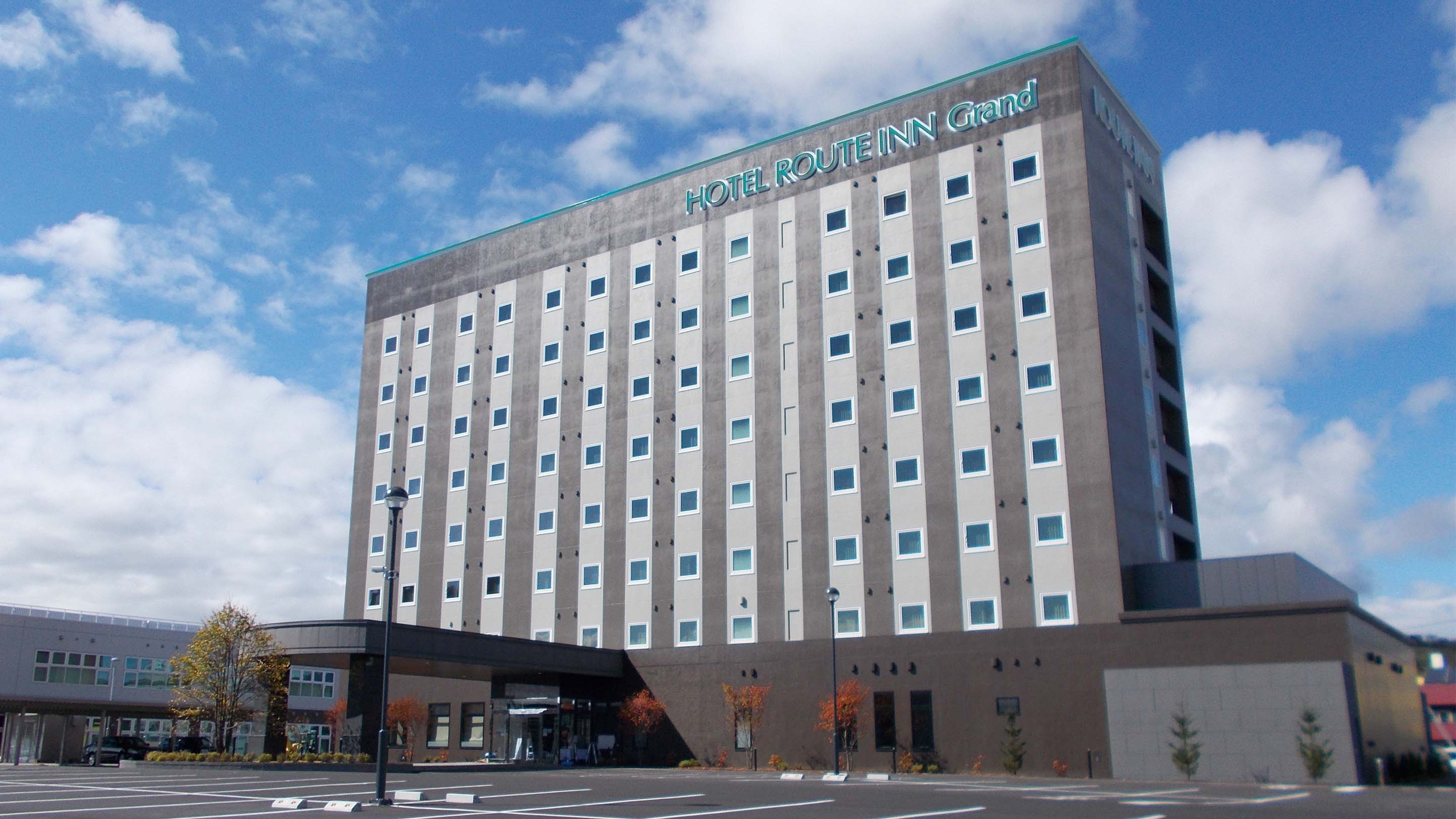 虎杖浜天然温泉 「旅人の湯」ホテルルートインGrand室蘭 施設全景