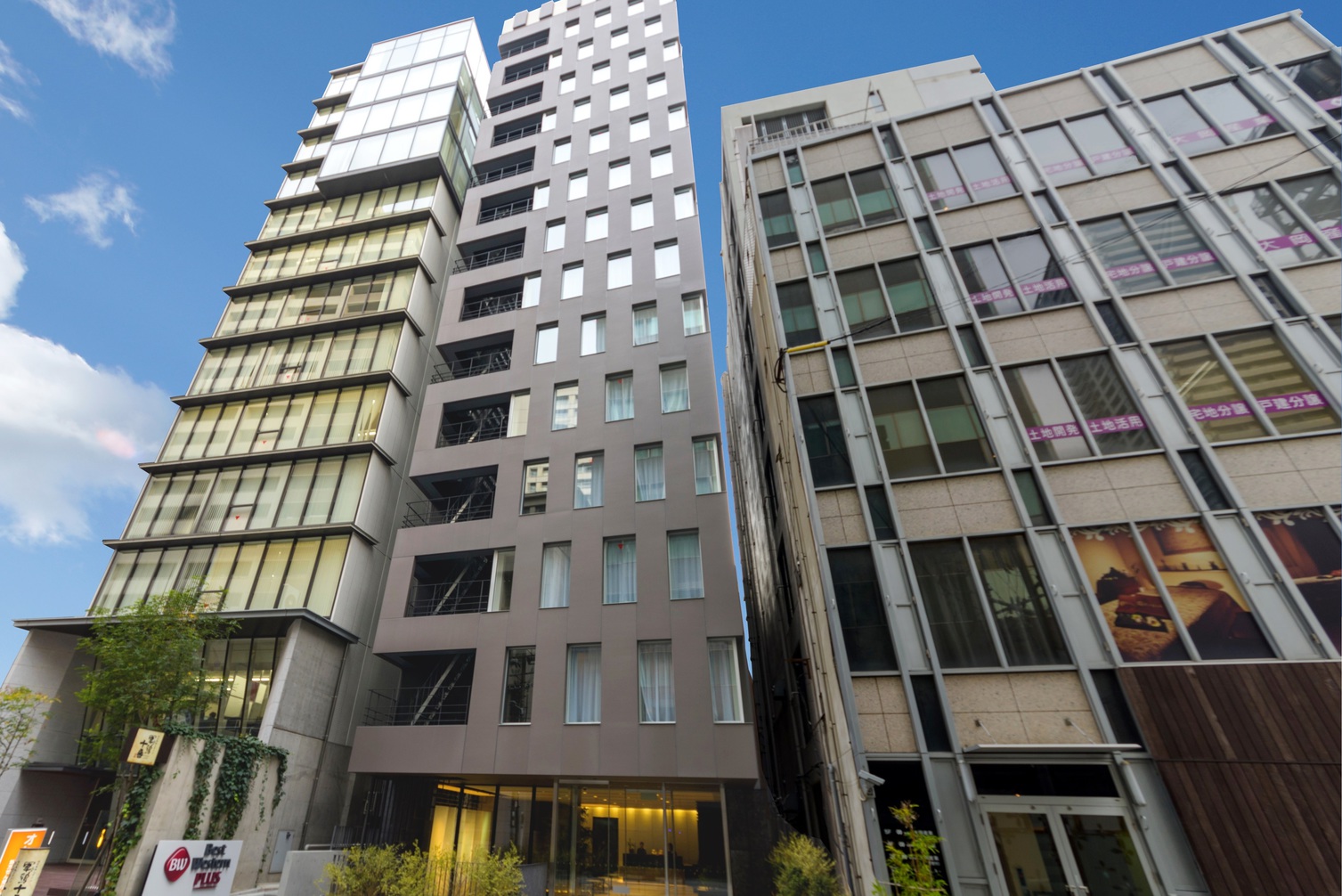 ベストウェスタンプラスホテルフィーノ大阪北浜 施設全景