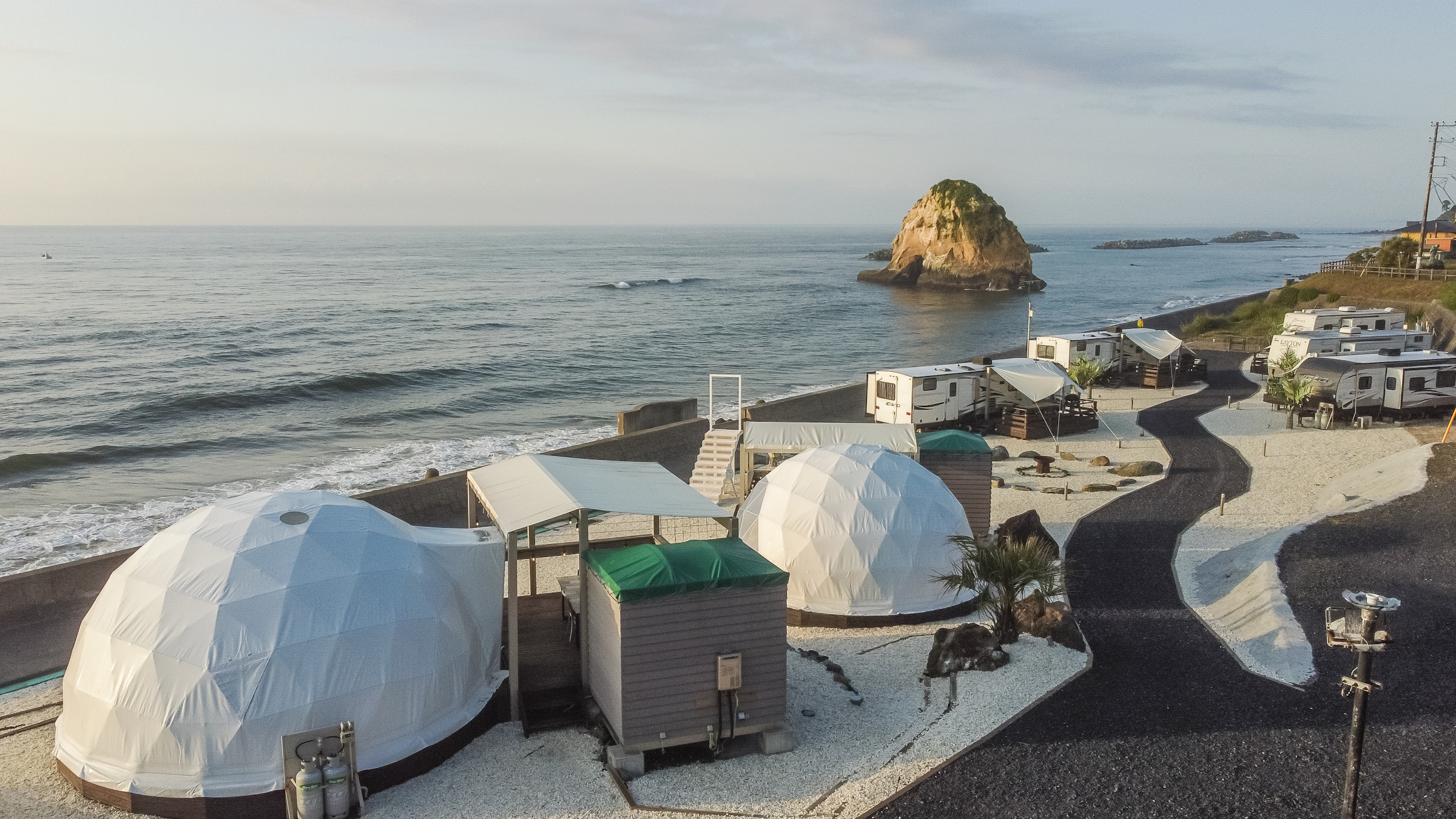 グランピングヴィレッジIBARAKI 施設全景