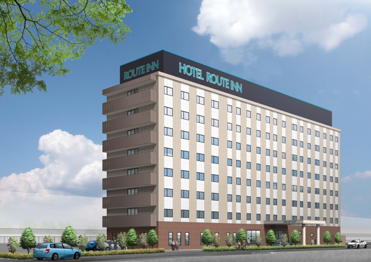 ホテルルートイン大阪岸和田ー東岸和田駅前/関西空港ー 施設全景