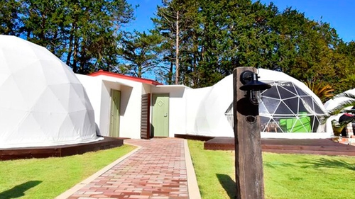 伊豆シャボテンヴィレッジ グランピング 施設全景