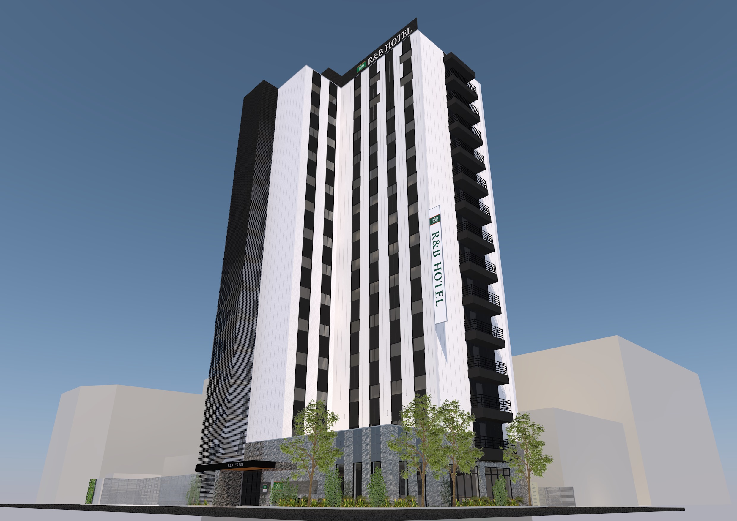 ワシントンR&Bホテル名古屋駅前 施設全景