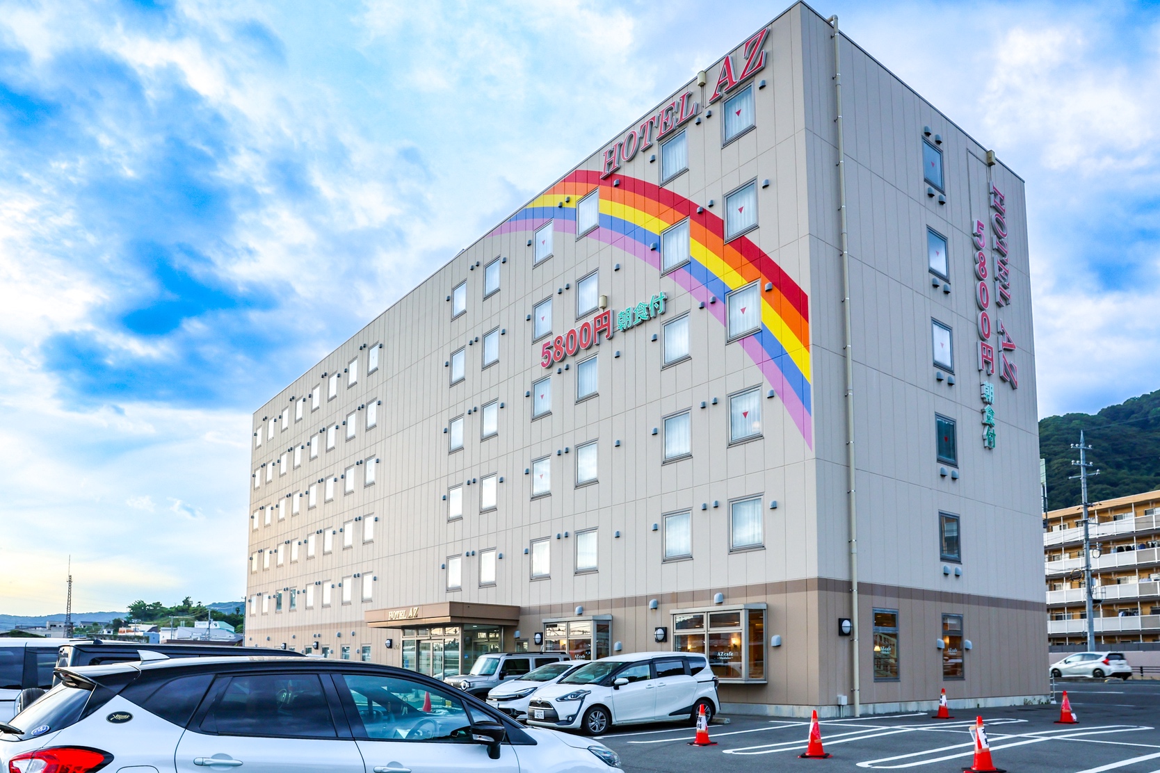 HOTEL AZ 広島三原店 施設全景