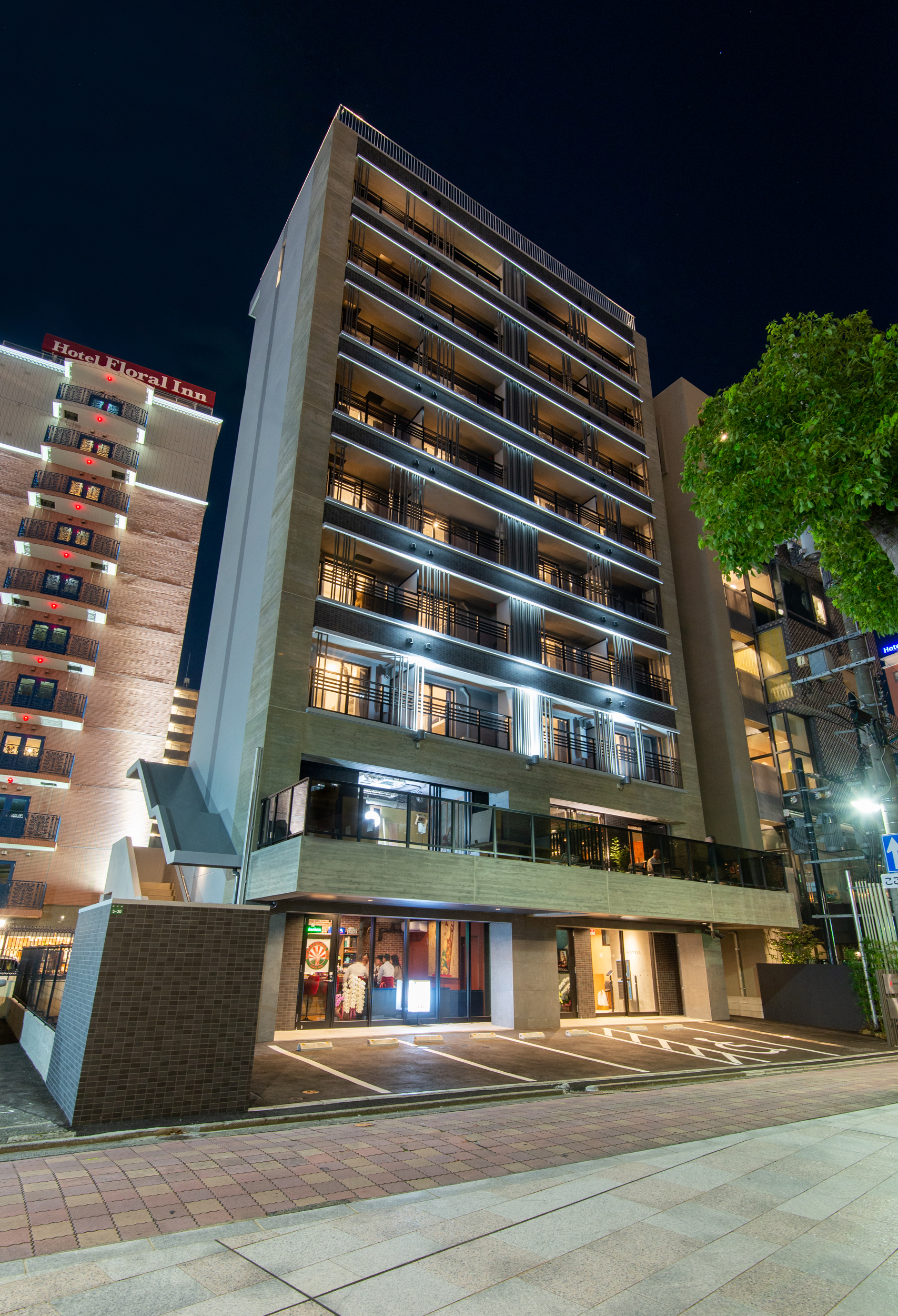MKホテルズ 西中洲 施設全景