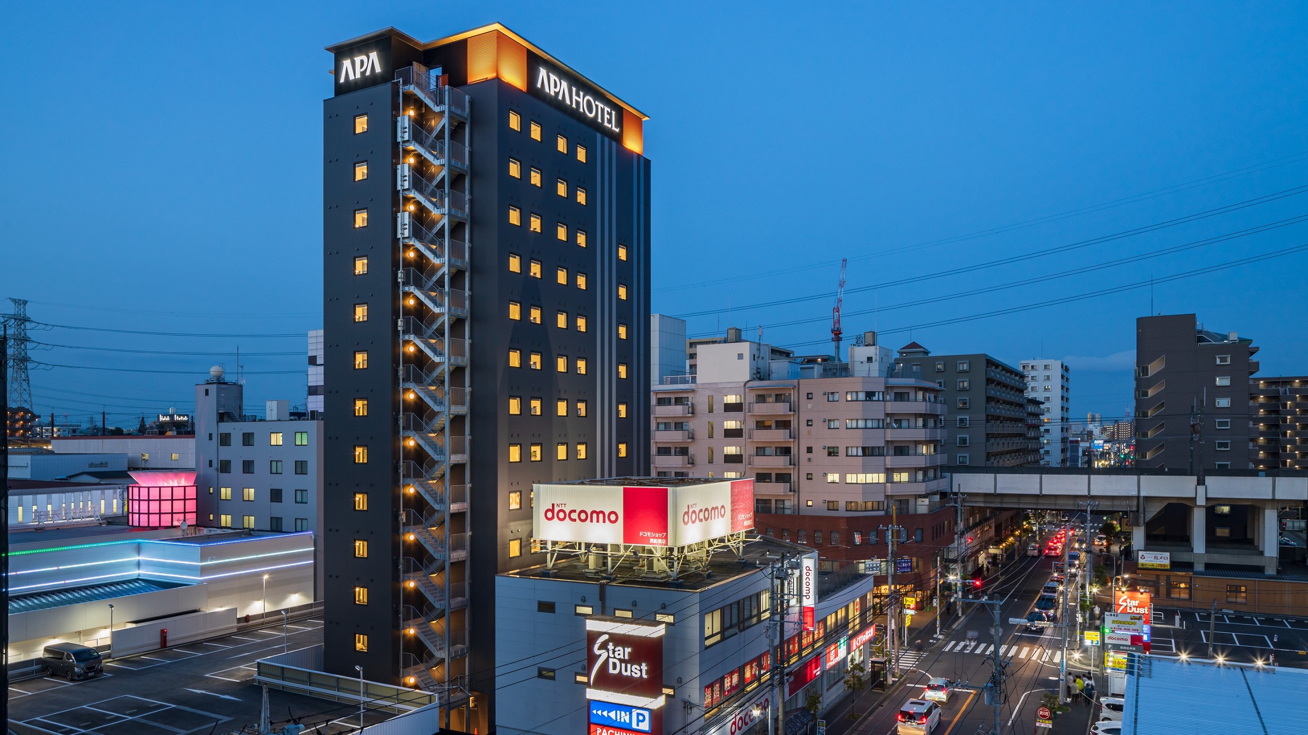 アパホテル〈西船橋駅前〉（全室禁煙） 施設全景