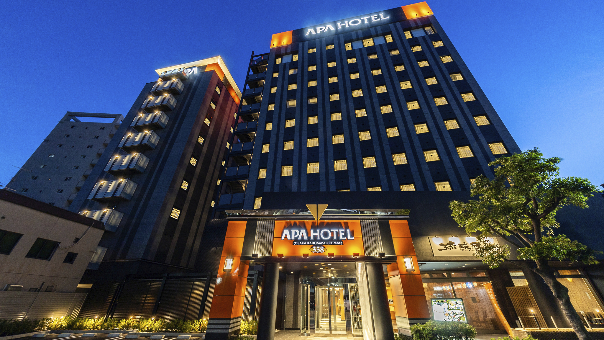 アパホテル〈大阪門真市駅前〉 施設全景