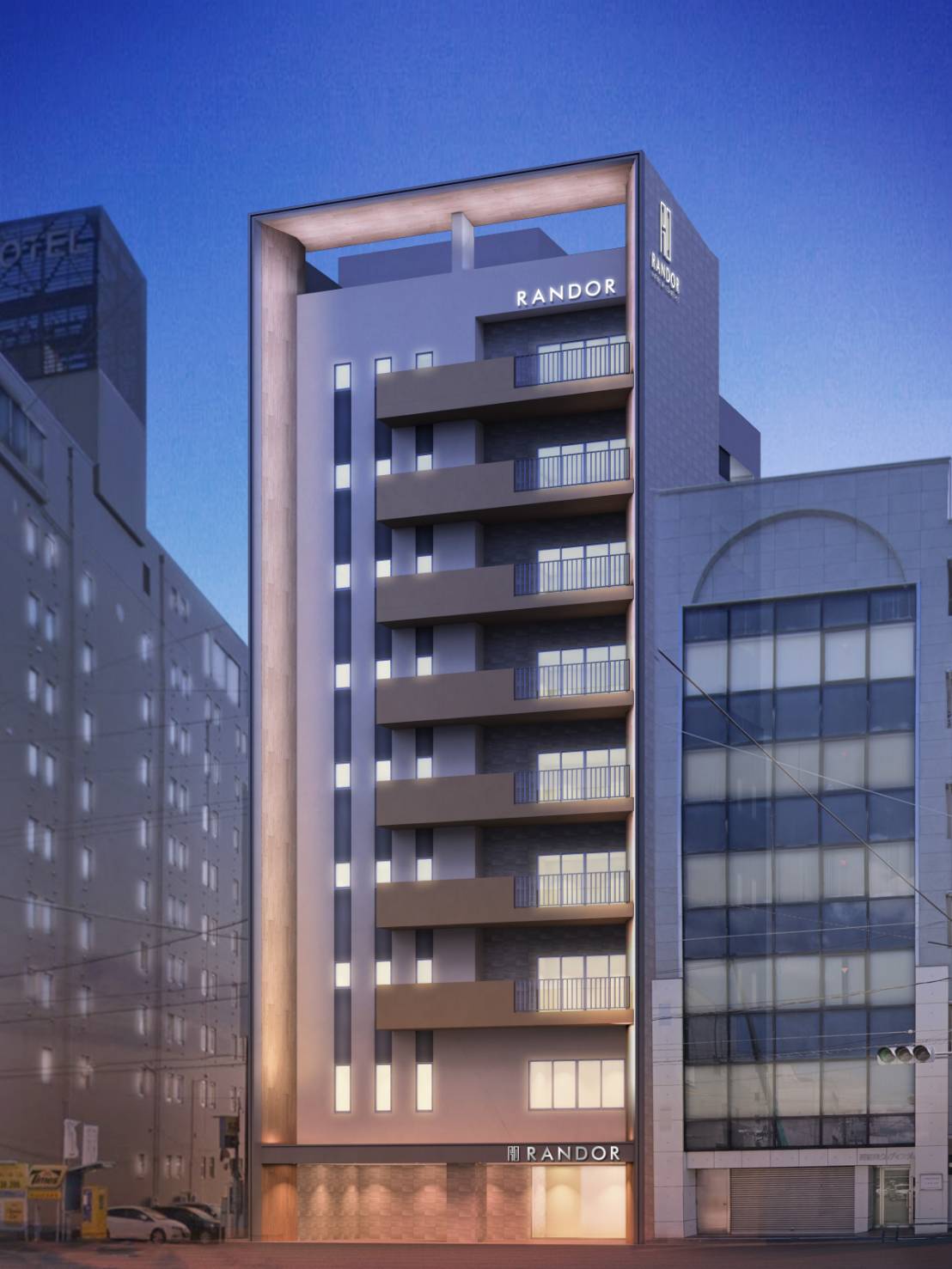 ランドーホテル広島プレステージ 施設全景