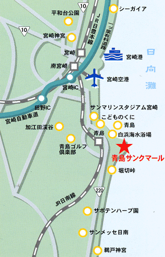 ホテル 青島サンクマール 地図 アクセス 楽天トラベル