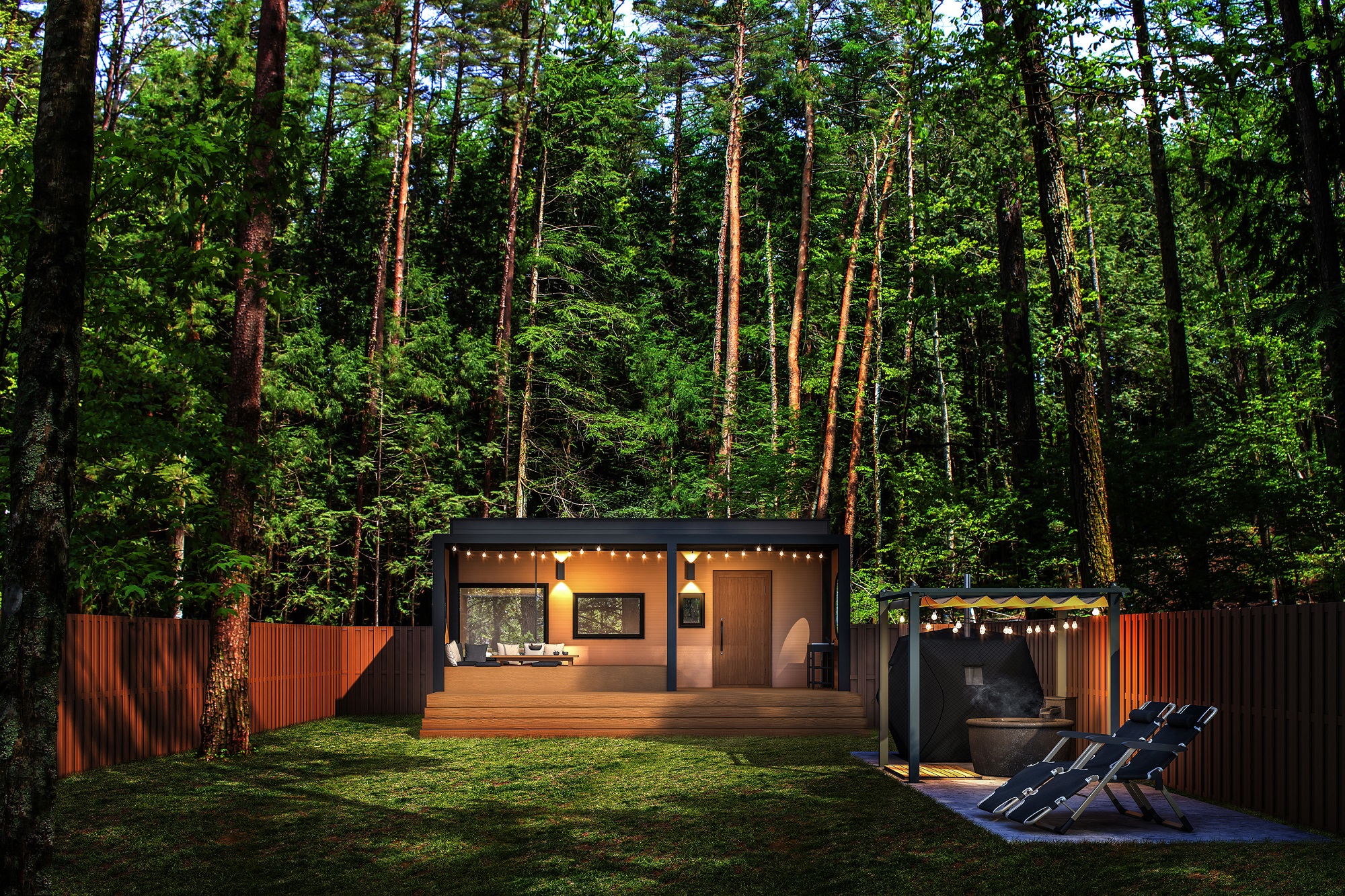 ふじ・ふもとの森温泉 施設全景