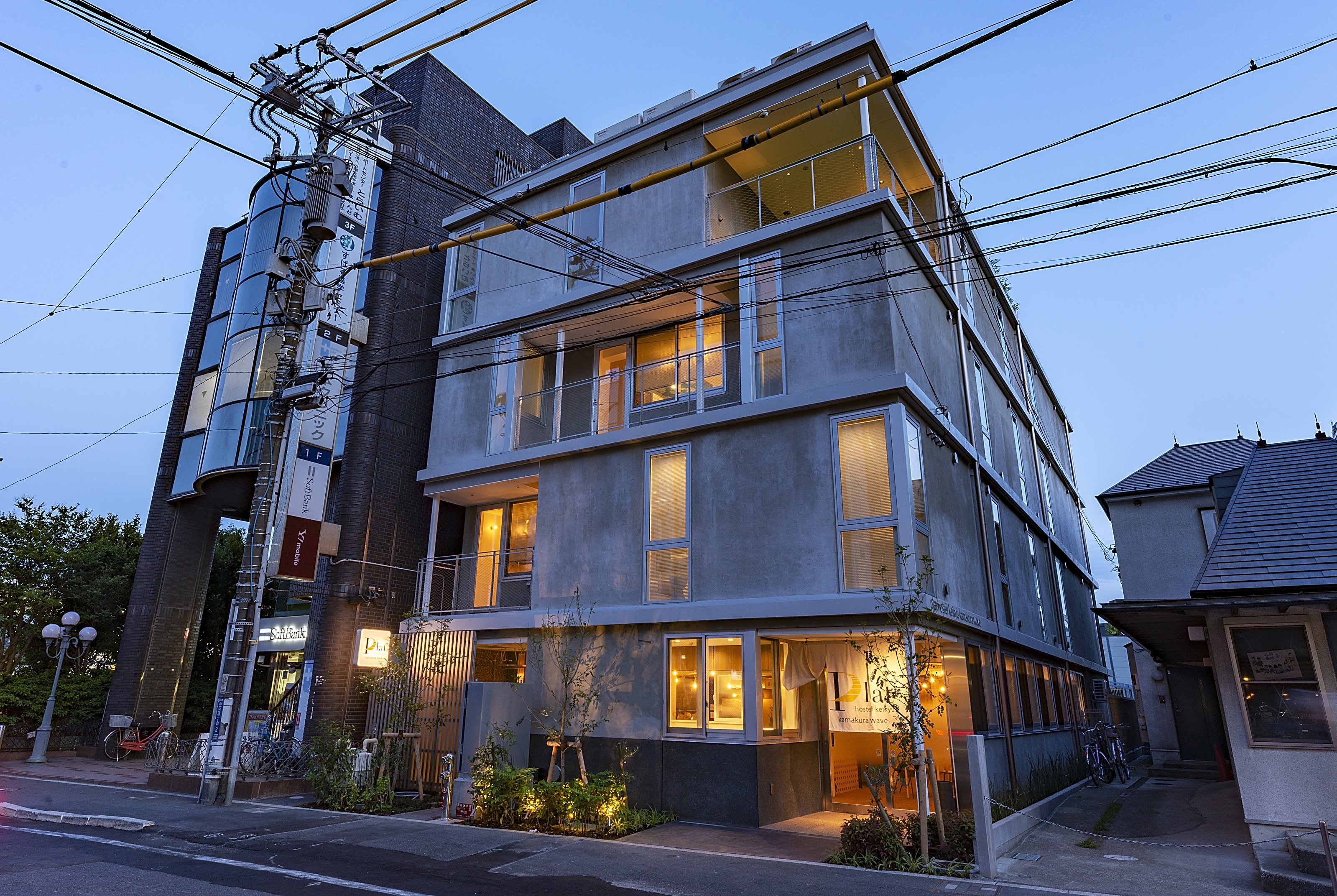 plat hostel keikyu kamakura wave 施設全景