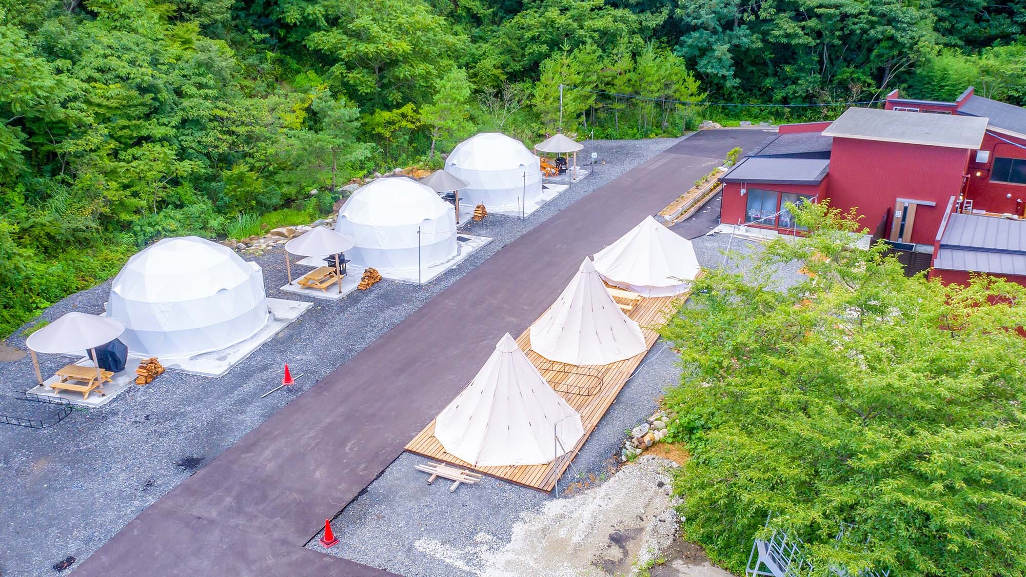 やひこYYPark 施設全景