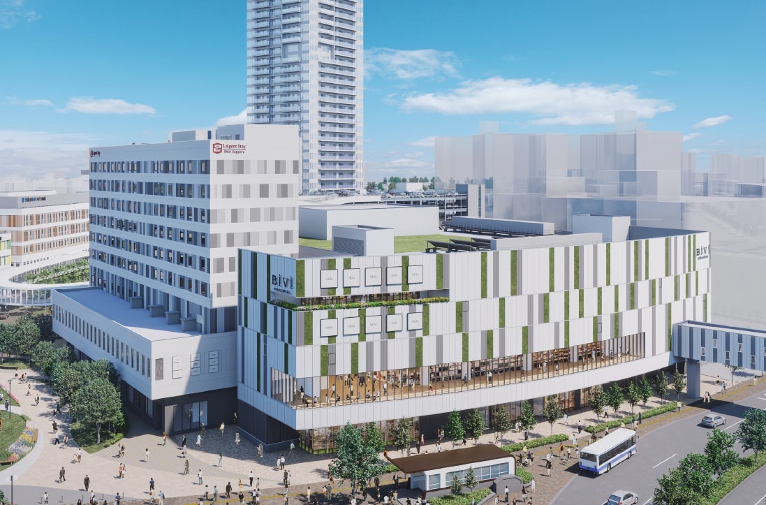 ラ・ジェント・ステイ新さっぽろ 施設全景