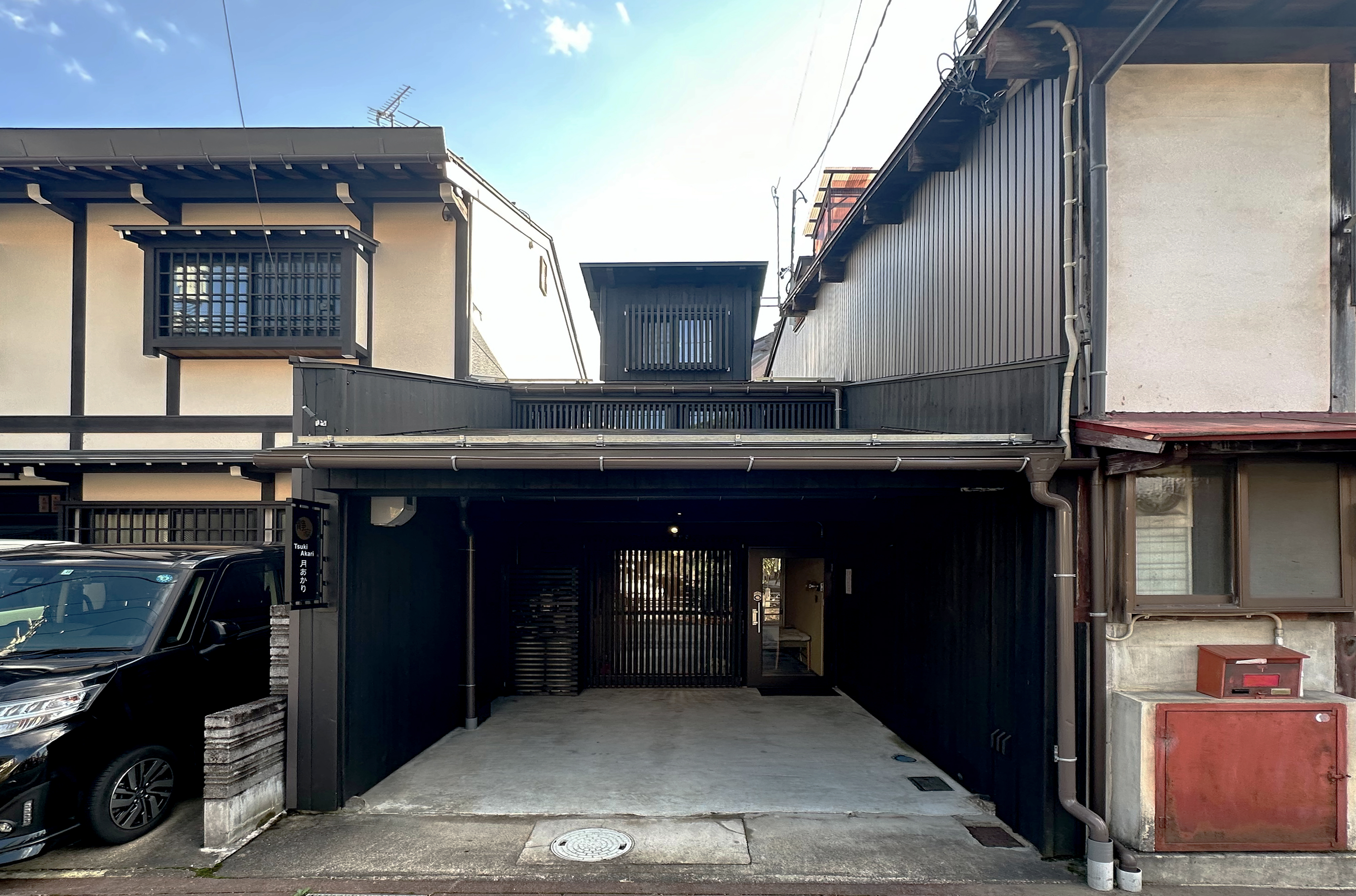 静寂 月あかり 石垣とテラス付露天風呂の和モダン一棟貸 施設全景