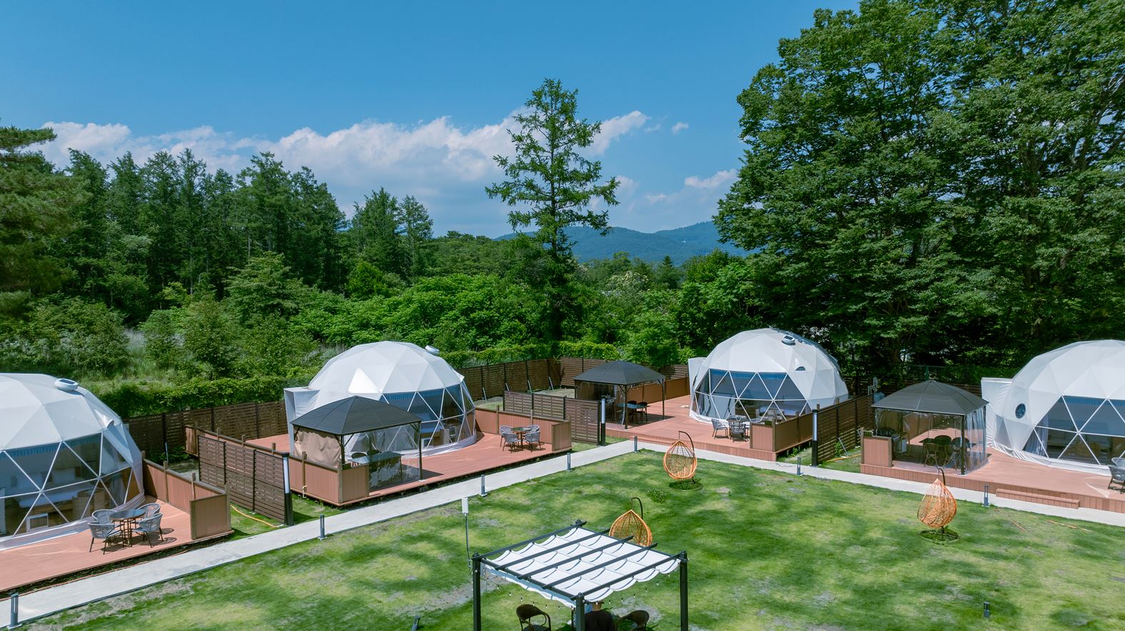 Gramercy Village 山中湖 Glamping&Sauna 施設全景