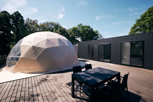 まるのもり Glamping with dog 施設全景