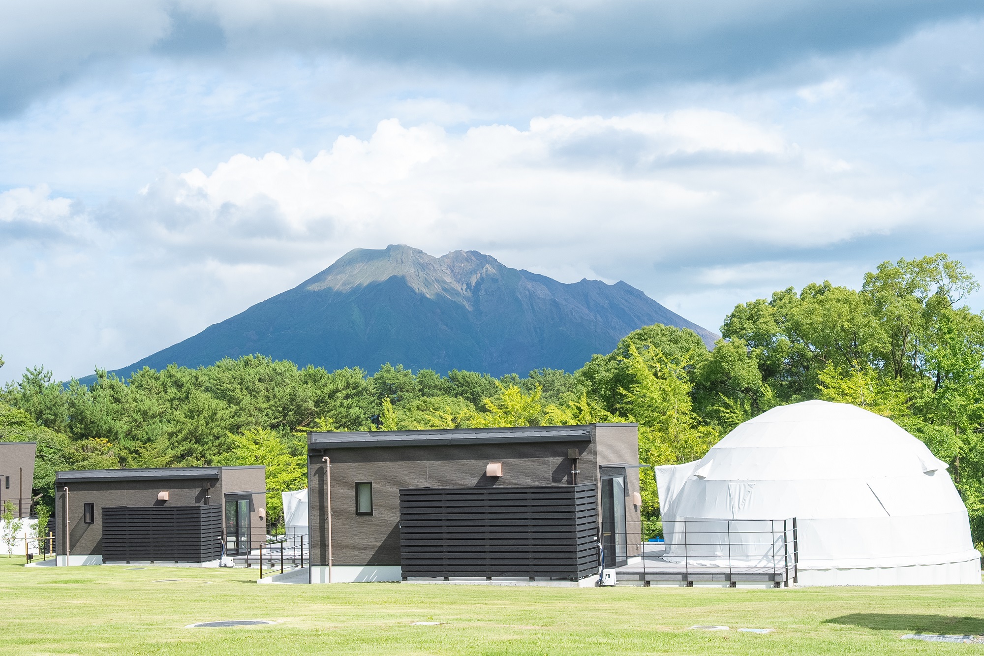 Kagoshima glamping YOSHIZORA 施設全景