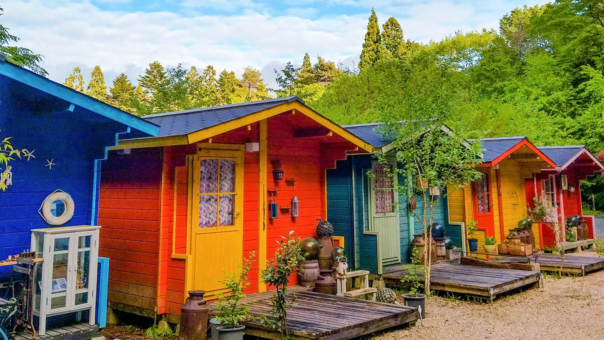 星逢える宿~森のコテージ気仙沼 施設全景