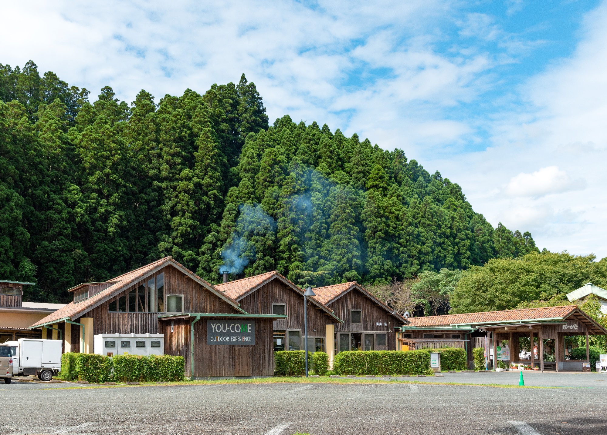 癒しの森ゆーかむ 施設全景