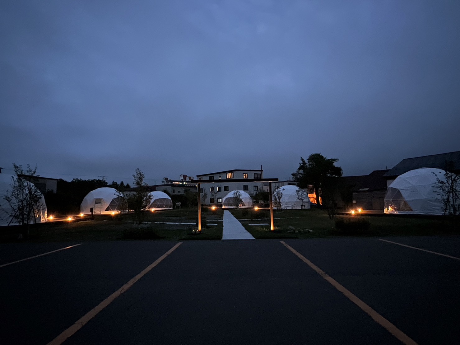 YUKARA GLAMPING・北海道大沼公園 施設全景