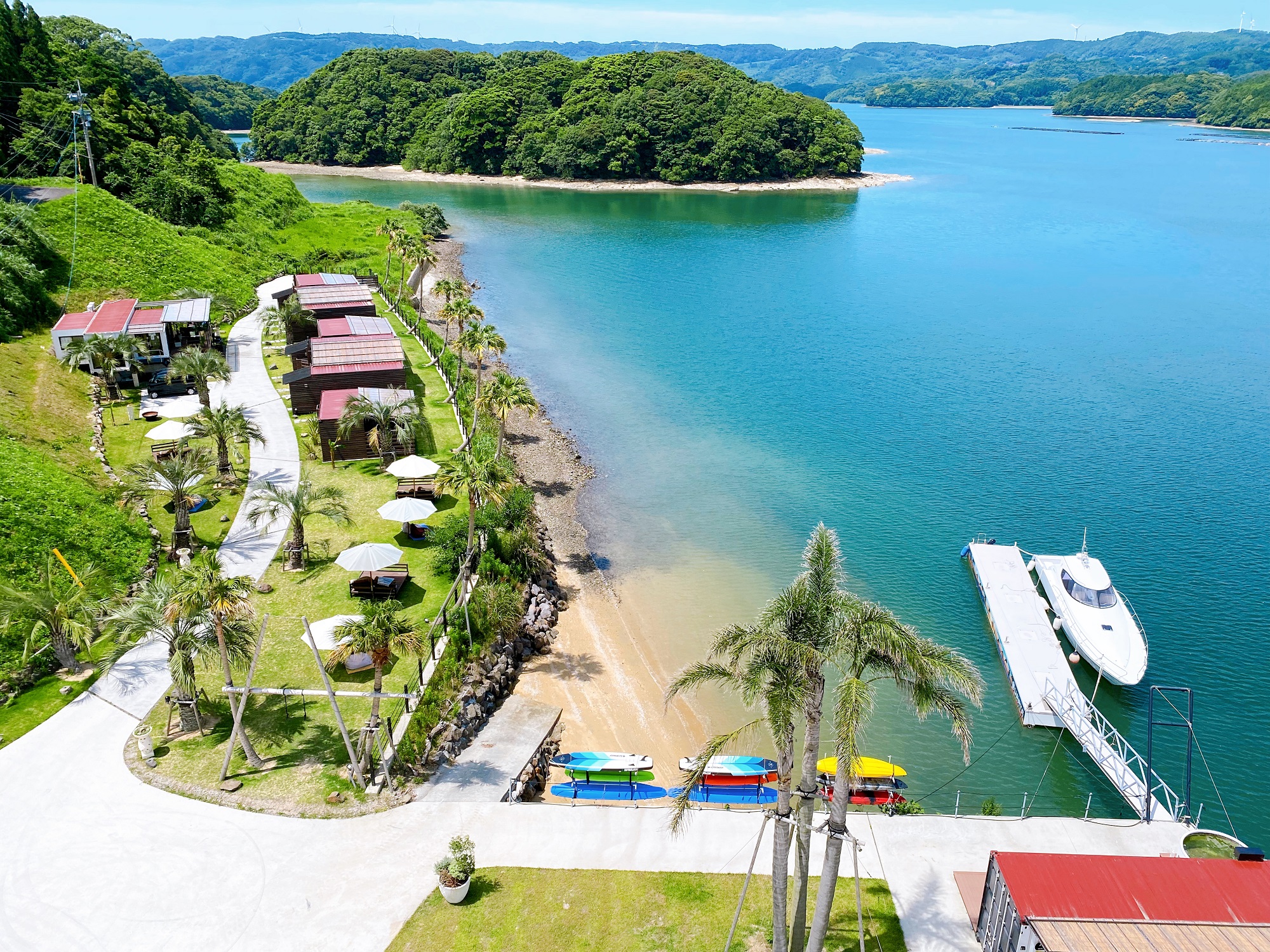 グランピングビレッジシーグラン 施設全景