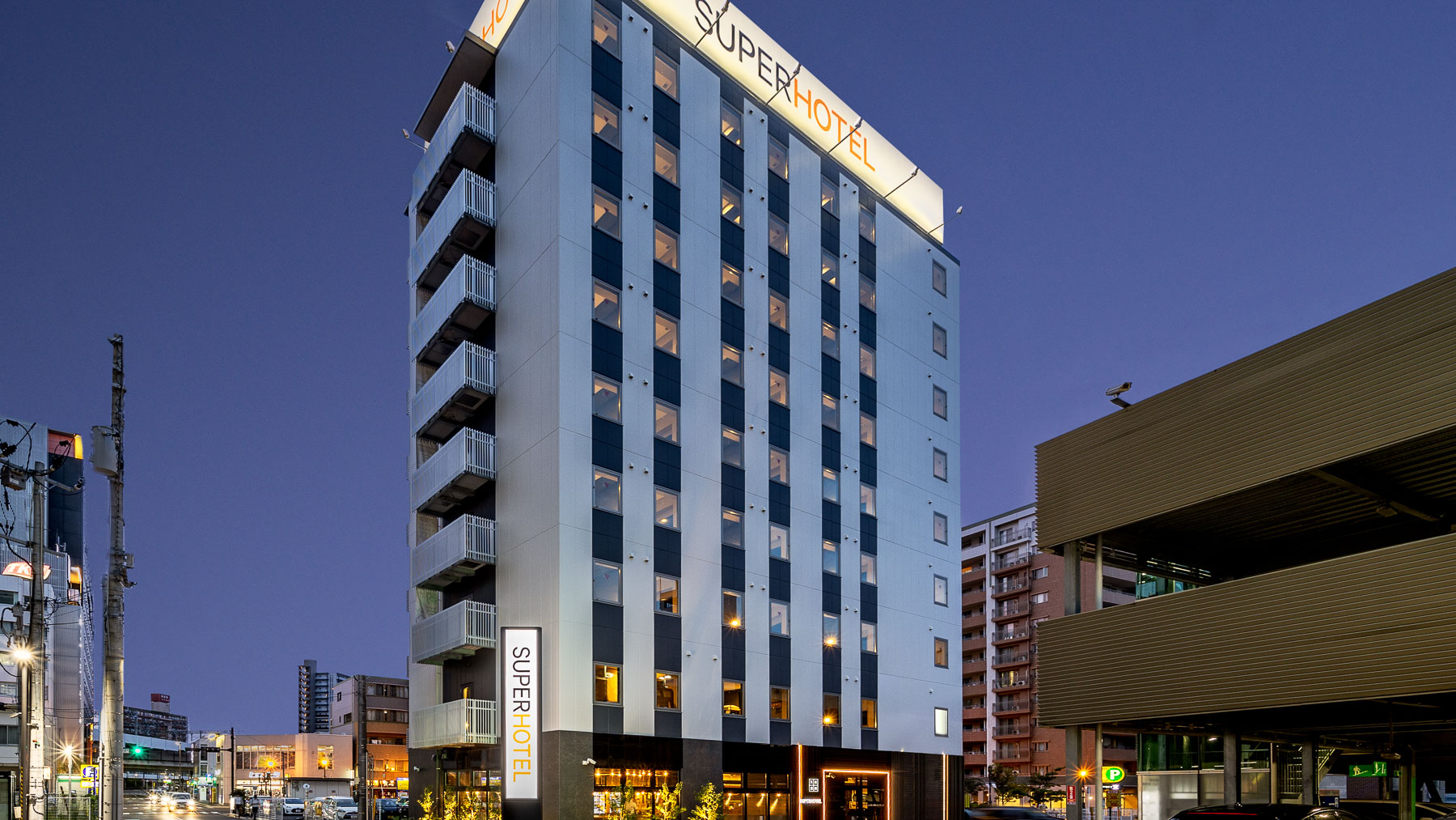 スーパーホテル仙台駅東口天然温泉 施設全景
