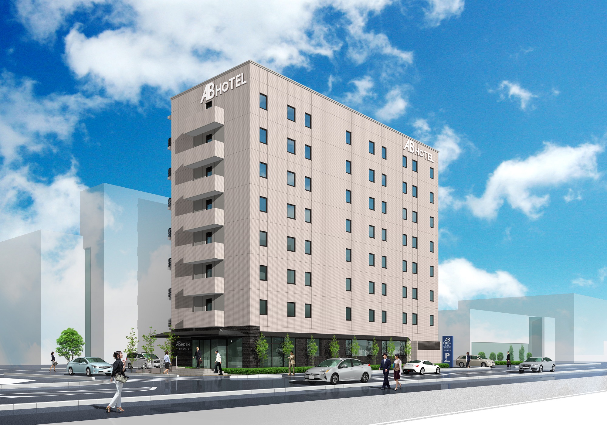 ABホテル中津川 施設全景