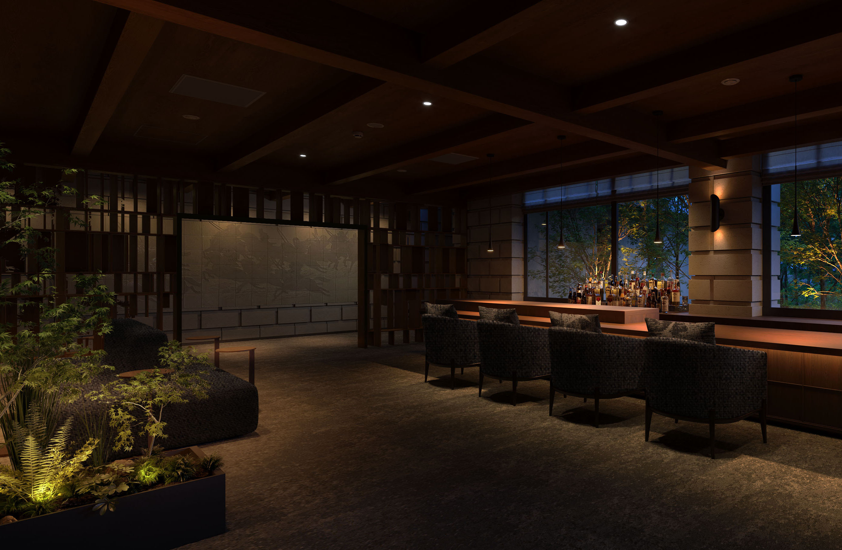 那須温泉 森旬の籠/ヒューイットリゾート 施設全景