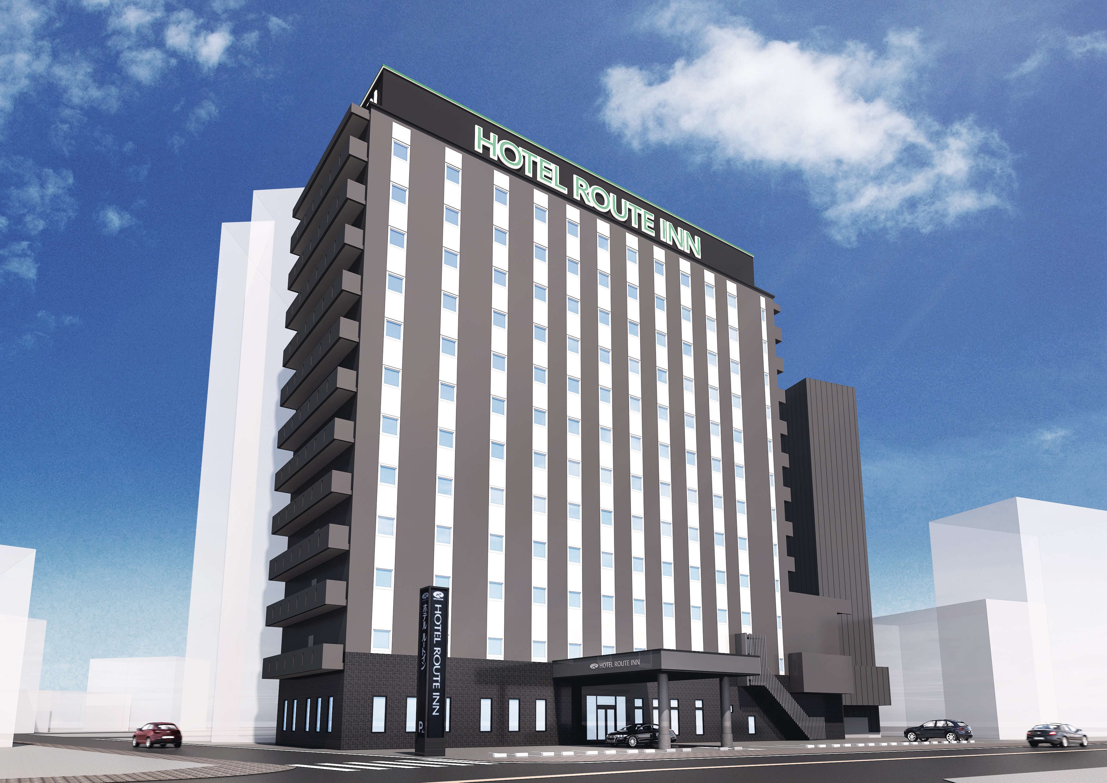 ホテルルートインGrand名古屋藤が丘駅前 施設全景