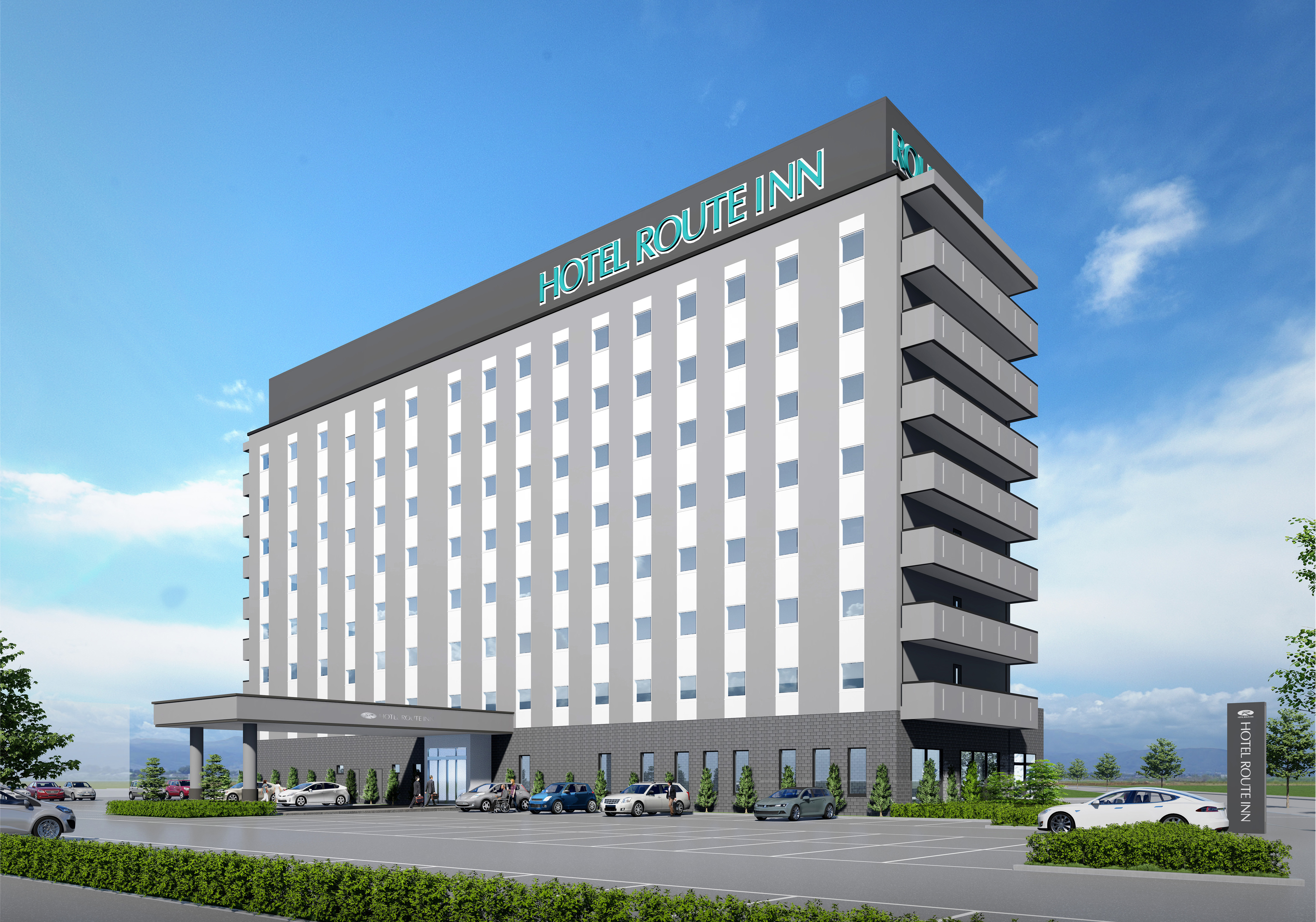 ホテルルートイン須坂 施設全景