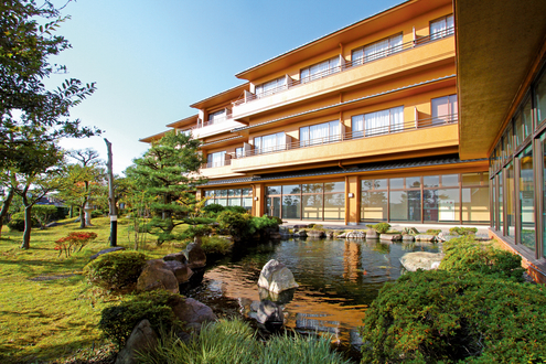 福井県市町村職員共済組合 芦原保養所 越路 施設全景