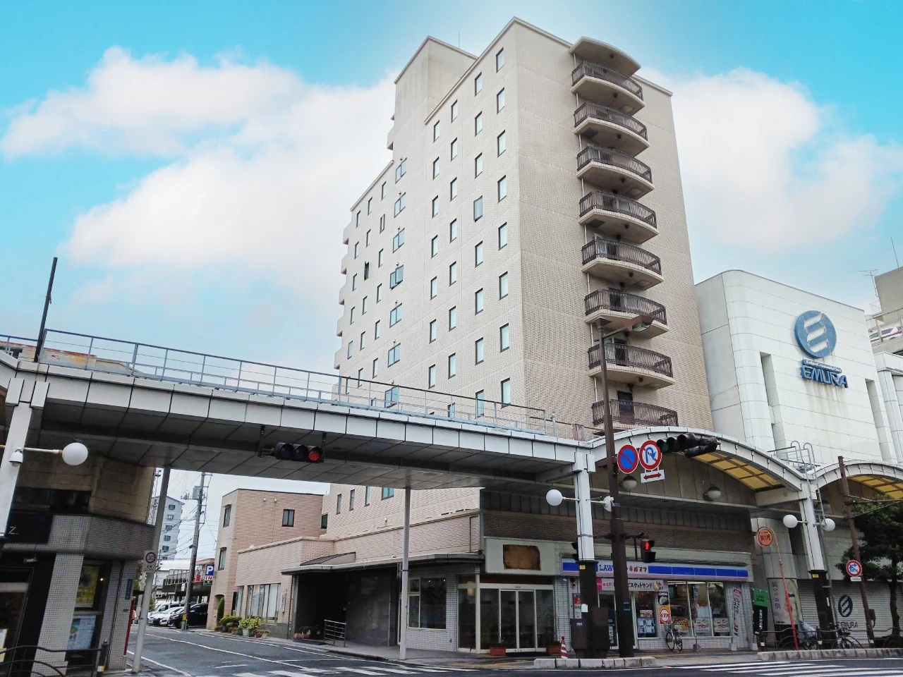 アパホテル〈山口岩国駅前西〉（２０２６年６月プレオープン）&nbsp;施設全景